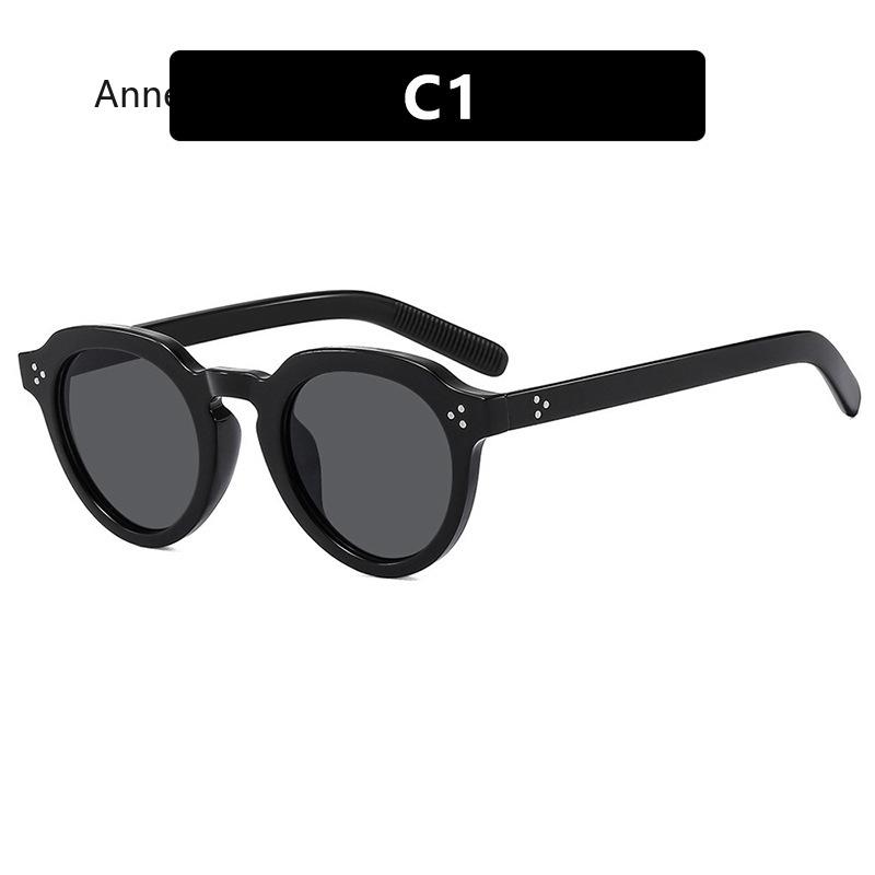 High Quality Acetate Sunglasses For Men Women Oval Round Eyeglasses Frames Japanese Style Designer Driving Travel Glasses UV400