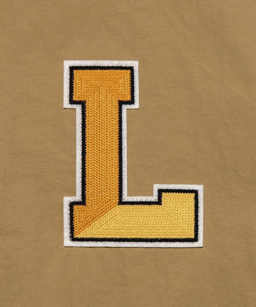 Lee Нейлоновая куртка-бомбер в стиле varsity, бежевая
