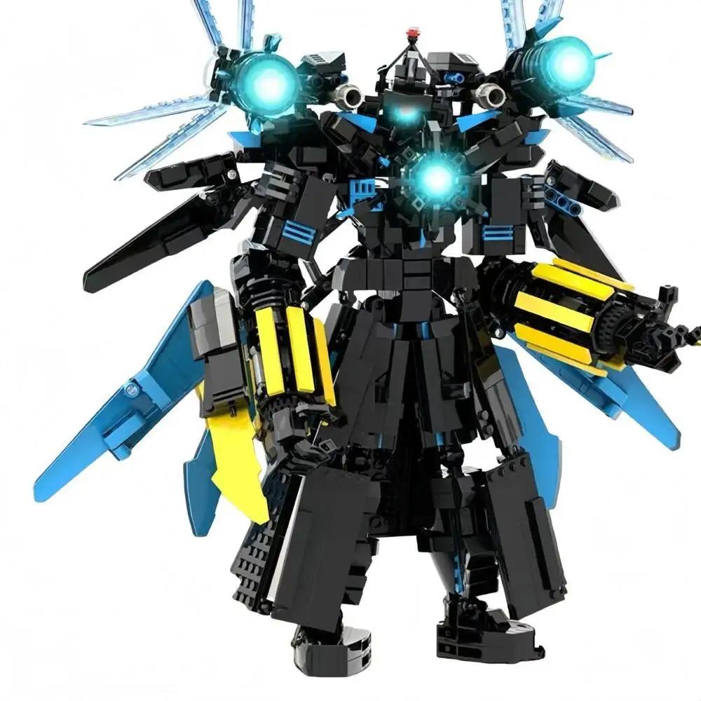 Конструктор Skibidi Toilet Игровые фигурки Cameraman Clock Man Speakerman Tv Man Skibidi Toilet Drillman Speaker Man Titan Clockman