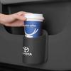 Leather Car Door Cup Holder Drink Storage Keys Organizer For Toyota Corolla Yaris Camry Prius RAV4 CHR Hilux Aygo Accessories