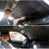 1PC Car Sunshade Umbrella-style Front Glass Sunshade Sunscreen Heat Insulation Cloth Car Windshield Sunshade Car Umbrella