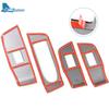 Stainless Steel 4pcs Window Lifter Switch Trim Cover For Mazda CX60 CX-60 -2025 CX70 CX-70 CX80 CX-80 CX90 CX-90 2024 2025