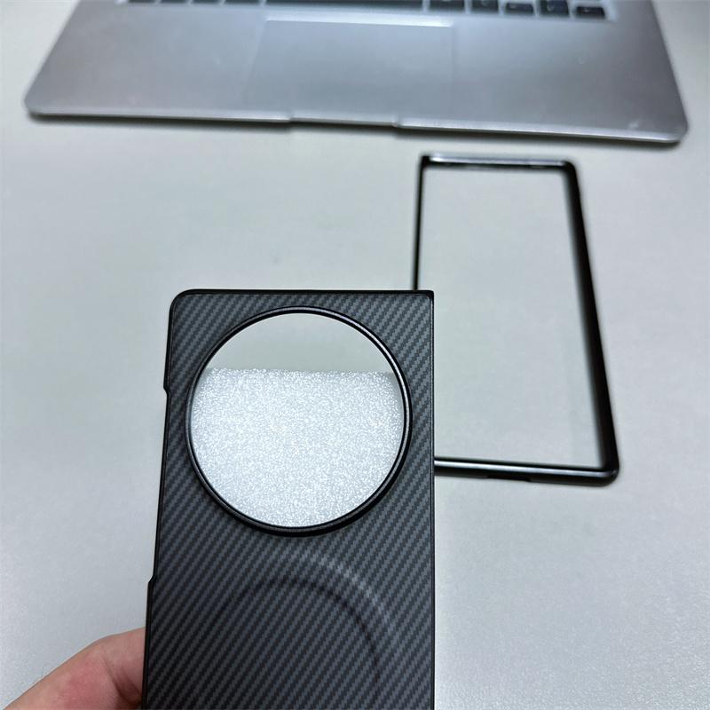 Magnetic 600D Carbon Fiber Texture Leather Case for VIVO X Fold 6 5 3 3Pro 2 Plus for Magsafe Wireless Charging Shockproof Cover