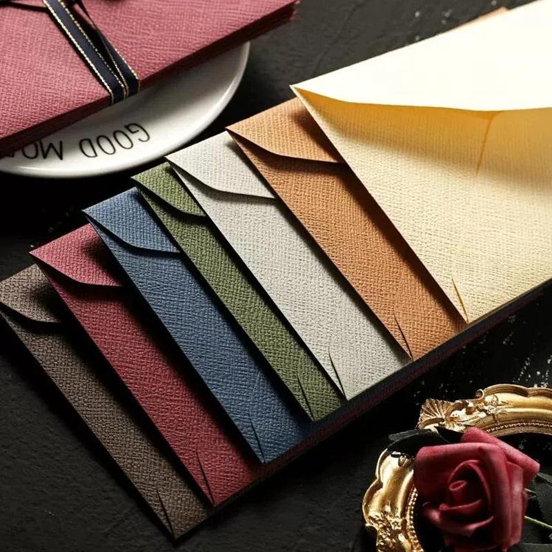 5/10 шт. винтажные льняные конверты DIY открытка свадебное приглашение Обложка подарочная упаковка конверты корейские канцелярские товары офисные принадлежности