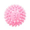 Dog Chew Toys for Cleaning Teeth Pink Soft Rubber Bone Funny Ball Interactive Donut Treat Set for Small Medium Dogs Pet Gifts