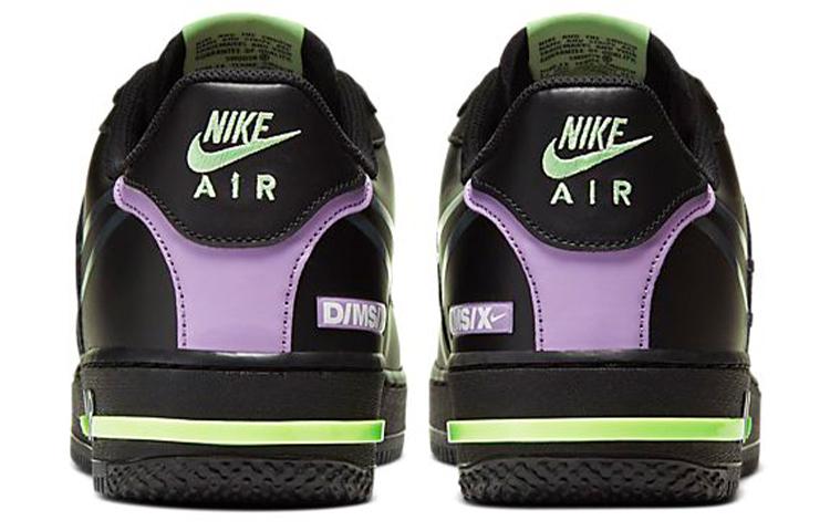 Nike Air Force 1 React Черный Фиолетовая Звезда Едва Ли Желтый CD4366-001