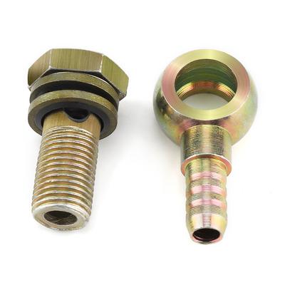 Пара фитингов масляного радиатора для мотоцикла M12 * 1,25 мм, переходник с шаровой головкой M8