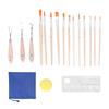 Oil Paint Brush Set Hook Line Acrylic Watercolor Brush Palette Scraper Tool for People At All Stages