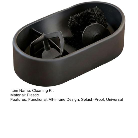 Набор для чистки кофейного портафильтра Кофейный портафильтр Жесткие инструменты для чистки с поддоном для сбора гущи Щетка для чистки Набор для обслуживания