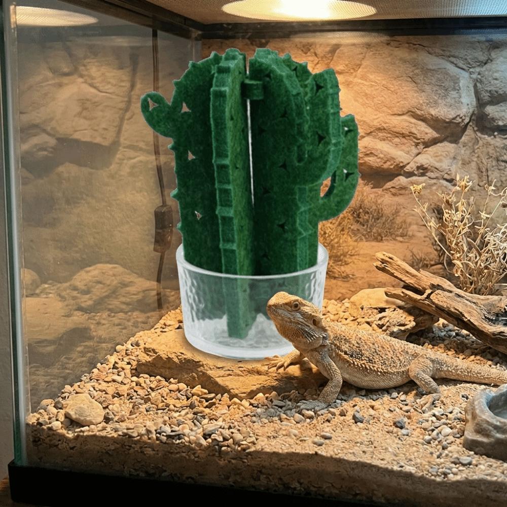 Physical Humidification Reptile Humidifier Cactus Shaped Reptile Humidifying System Small Reptiles