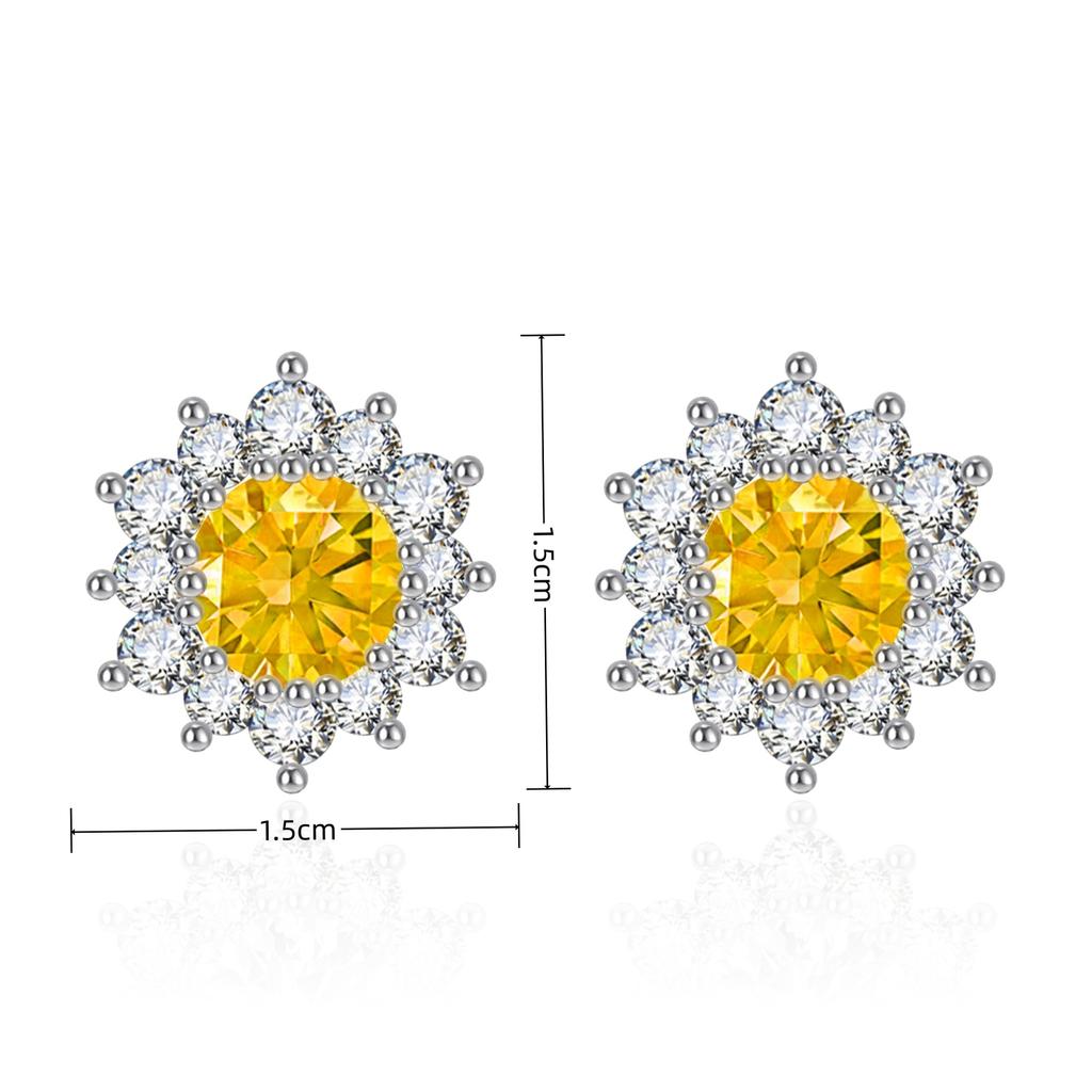 925 Silver Stud Earrings Beautiful Earrings High Quality For Women Earring Wedding Fine Jewelry Accessories Party Gift
