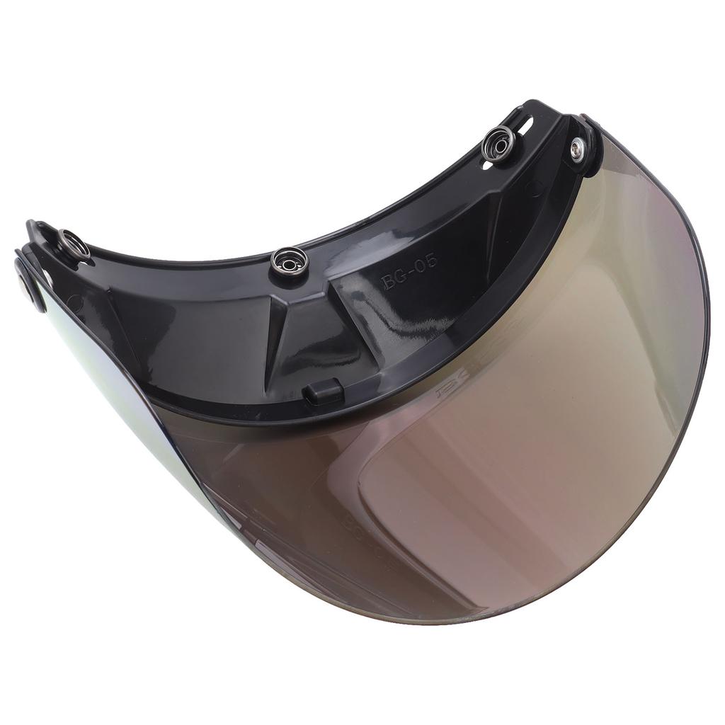 Motorcycle Helmet Lens Metal Button Removable UV Protection Adjustable Motorbike Helmet Visor Lens