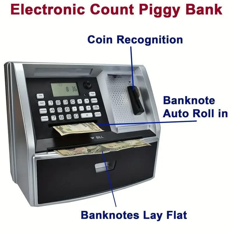 Банкомат-копилка, пароль, копилка, электронная детская копилка, голосовая копилка, игрушка, лучший подарок на день рождения, Рождество, для мальчиков и девочек