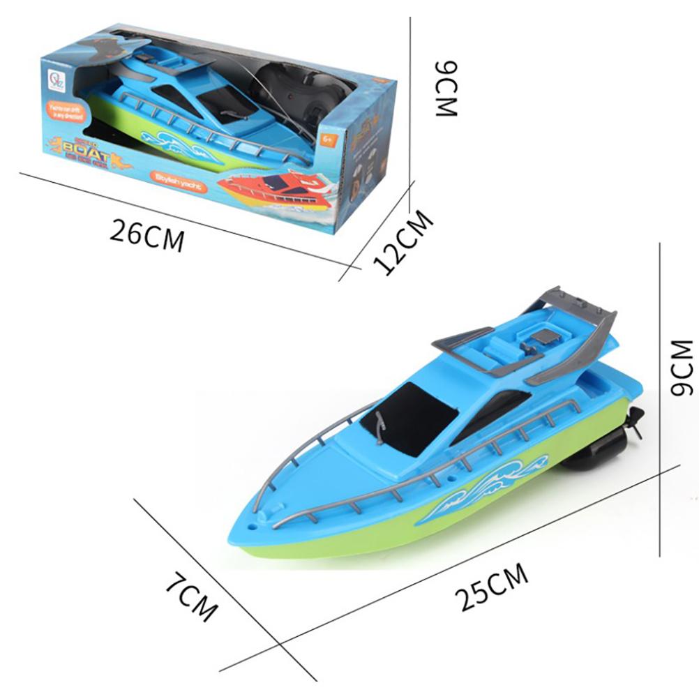 Скоростной катер на радиоуправлении Высокоскоростная электрическая RC лодка Игрушка для детей Водные гонки Модель яхты/корабля На открытом воздухе Пляж Бассейн Подарок