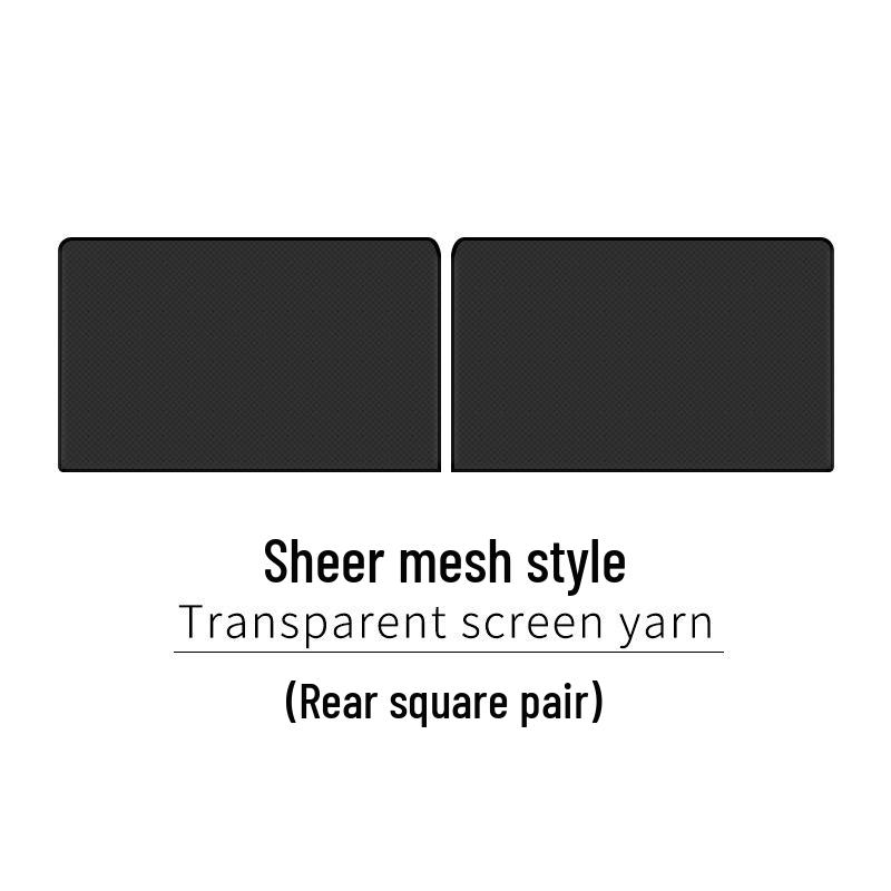 Магнитный сетчатый солнцезащитный козырек на окно автомобиля: Противомоскитная, теплоизолирующая боковая штора