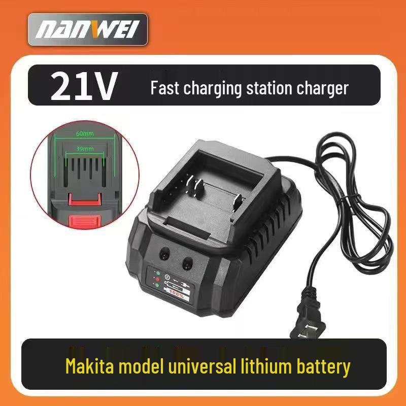 Угловая шлифмашина и дрель Nanwei 21V с литиевым аккумулятором, зарядным устройством
