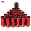 20 шт./компл. гайки с проушинами M12x1,25/M12*1,5, гайки для колес с открытым концом, коническое сиденье «желудь», кованые контргайки, гоночные гайки, 20 комплектов