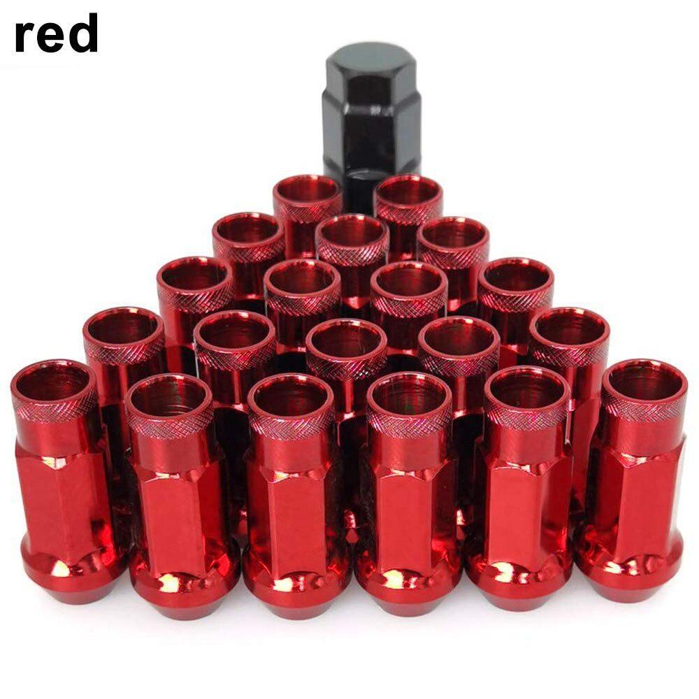 20 шт./компл. гайки с проушинами M12x1,25/M12*1,5, гайки для колес с открытым концом, коническое сиденье «желудь», кованые контргайки, гоночные гайки, 20 комплектов