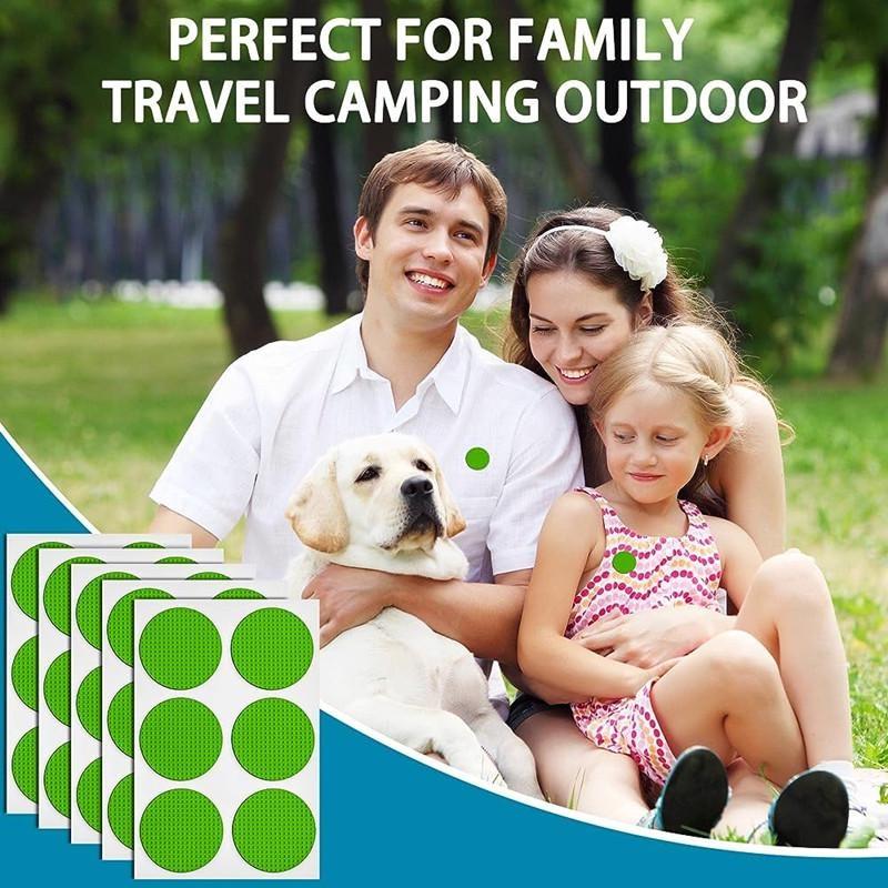 60 шт., репелленты от комаров без ДЭТА, наклейки для детей и взрослых, натуральные патчи с цитронеллой для путешествий, на открытом воздухе, в помещении