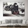 Классический паровоз, паровоз, холст, абстрактные постеры и настенные картины для декора гостиной без рам