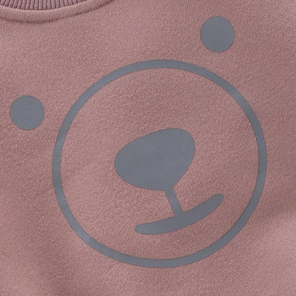 Cute Bear Print Baby Romper with Hat - Long-Sleeve Spring & Autumn Crawling Outfit