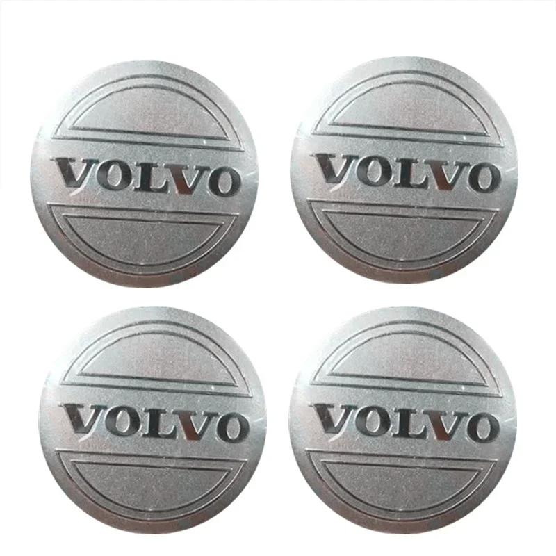4Pcs Car Wheel Center Hub Cap Tire Rim Cover For Volvo ES90 EC40 EX40 EM90 XC90 V90 V60 XC60 V40 S80 S60 S90 C40 XC40 V70 XC70