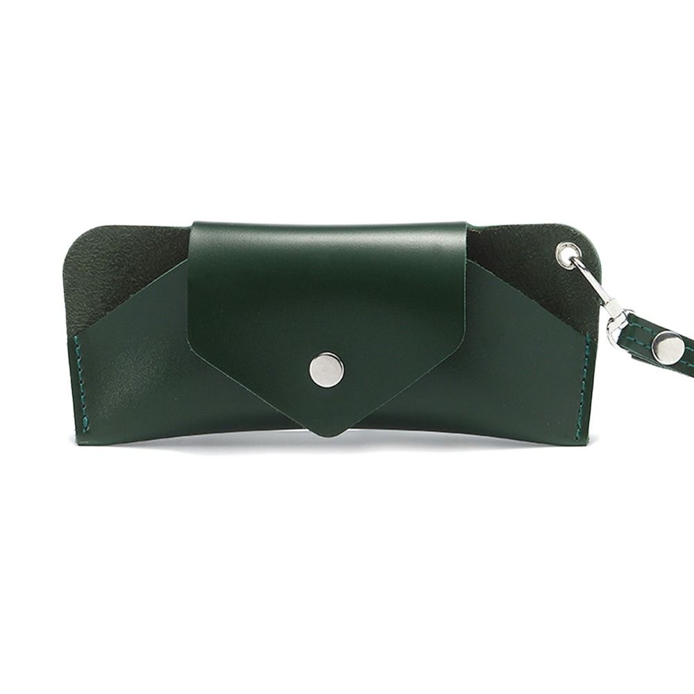 Дорожный Портативный Ручной Работы Коробка для Хранения Очков Сумка для Очков Чехол для Солнцезащитных Очков ПУ Кожа