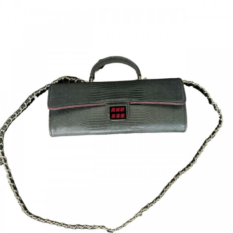 High-Quality Retro Lizard Baguette Bag Luxury Shoulder Crossbody Handbag Evening Events