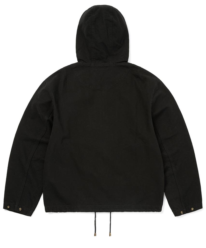 THISISNEVERTHAT Canvas Hooded Jacket Black