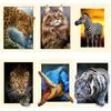 5D DIY Diamond Embroidery Animal Zebra Alligator Full Square Cat Diamond Painting Cross Stitch Rhinestone Pictures Home Decor