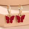 SHEIN butterfly earrings, summer temperament super fairy butterfly earrings, ear buckles ins wind color