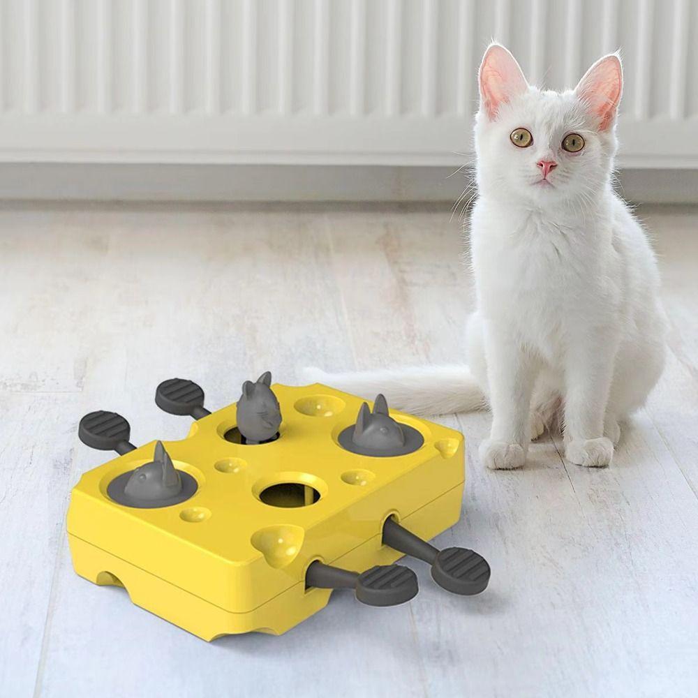 Mental Stimulation Cats Feeder Puzzle Toy Slow Feeding Food Dispenser  Pet Training