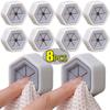 8/1 шт. Самоклеящийся держатель для полотенец, без дырокола, настенный держатель для полотенец для кухни, крючки для хранения в ванной, вешалка для кухонных тряпок, зажимы для ткани