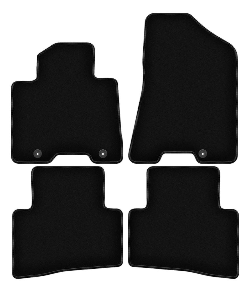 БАЗОВЫЕ черные велюровые коврики для: Hyundai Tucson III Внедорожник (2015-)