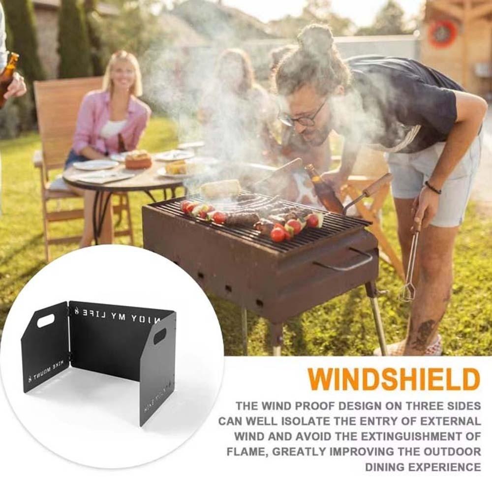 Compact Cookware Windshield Large Cooker Wind Protection Stove Wind Shield Household