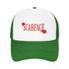 New Summer Mesh Sun Hats Scarface logo Summer Baseball Cap Funny Trucker Hat  Unisex Women Design Kpop Rock Breathable Baseball Cap