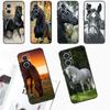Horse Animal Case For OPPO Reno 10 Pro 4Z 5Z 8T 4 5 6 7 8 Lite OPPO Find X6 Pro X3 X2 Neo X5 Lite Cover