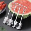 Coffee Spoon Shovel Spoons TeaSpoons Creative Spoon For Ice Cream Stainless Steel Dessert Scoop Tableware Cutlery Set