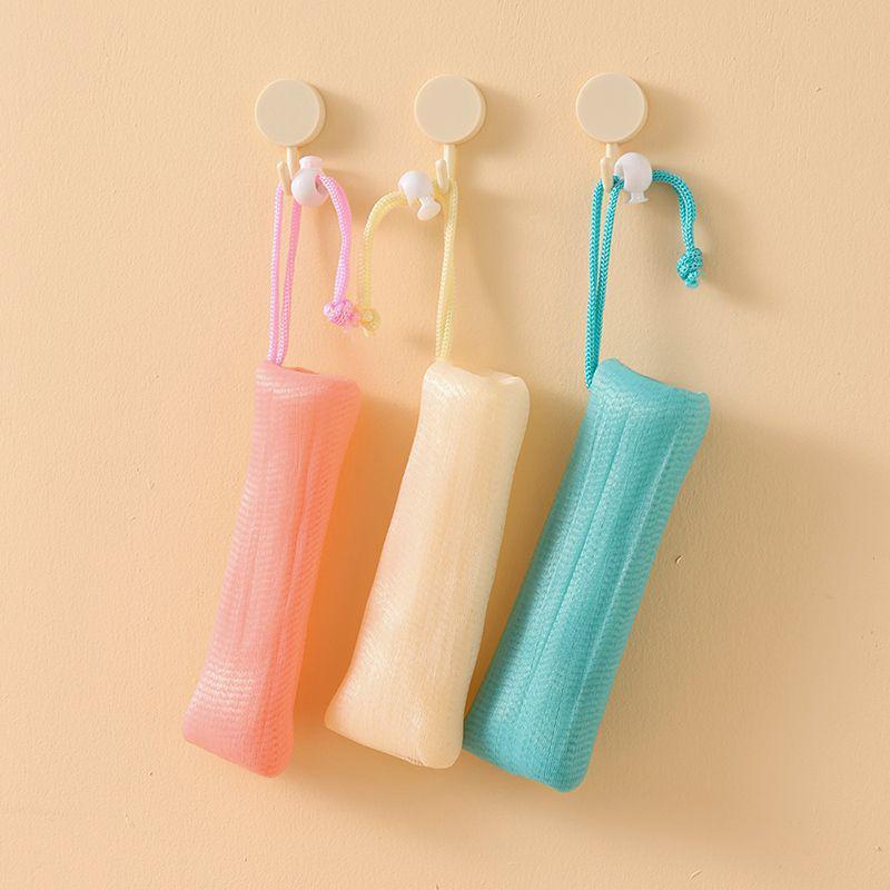 Очищающее мыло, сетчатые мешки, инструменты для мытья ванны, сетки для очищения тела, пенящаяся сетка для мыла