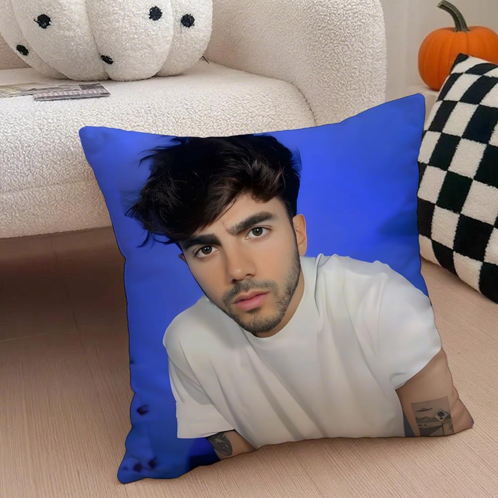 Creative Funny Argentine Creator FFede Vigevani Cushion Cover Throw Pillow Cover Hidden Button Durable Polyester Chair Cushion