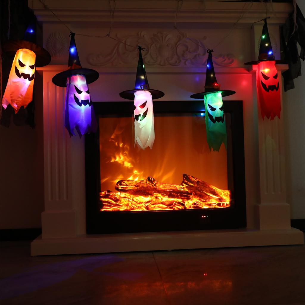 Светодиодные гирлянды «Ведьма-призрак» Гирлянды «Призрак на Хэллоуин» Подвесная лампа ужасов