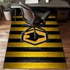 Powerful Symbol Design Printed Office Carpet Chair Cushion  Entryway Rug, Rugs for Living Room, Bedroom Christmas gifts
