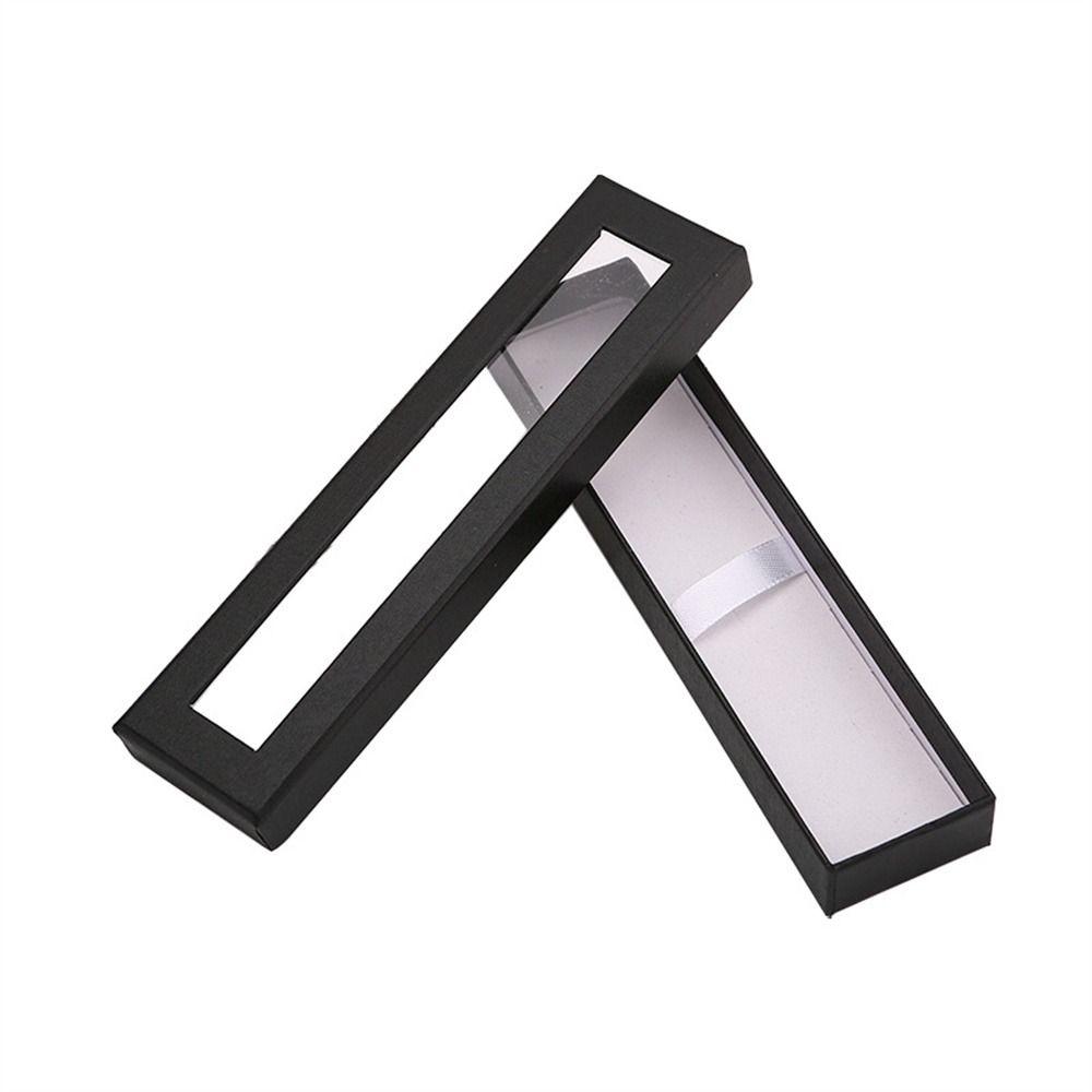 Бумажная коробка Подарочная коробка для ручек Прямоугольный футляр для перьевых ручек Пустая коробка для хранения ручек Друг Студент