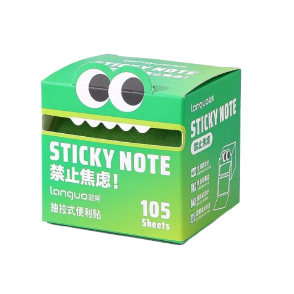 105 листов Kawaii Красочный блокнот для записей Креативный квадратный блокнот для записей Портативный выдвижной дневник с липкими записями