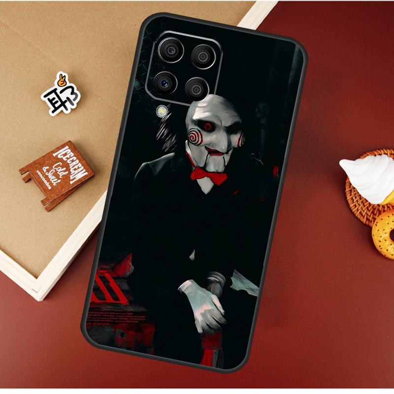 Чехол для Samsung Galaxy M12 M32 M52 M13 M33 M53 M11 M31 M51 M15 M55 M14 M34 M54 M30s M20 с рисунком 'Пила Кукла'