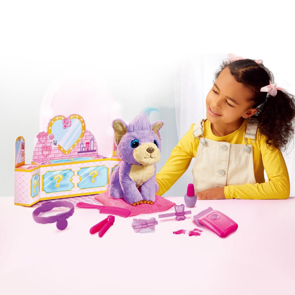 [Mimi World Official] Dongeul Pet Beauty Salon - Фиолетовый, популярные корейские игрушки-персонажи