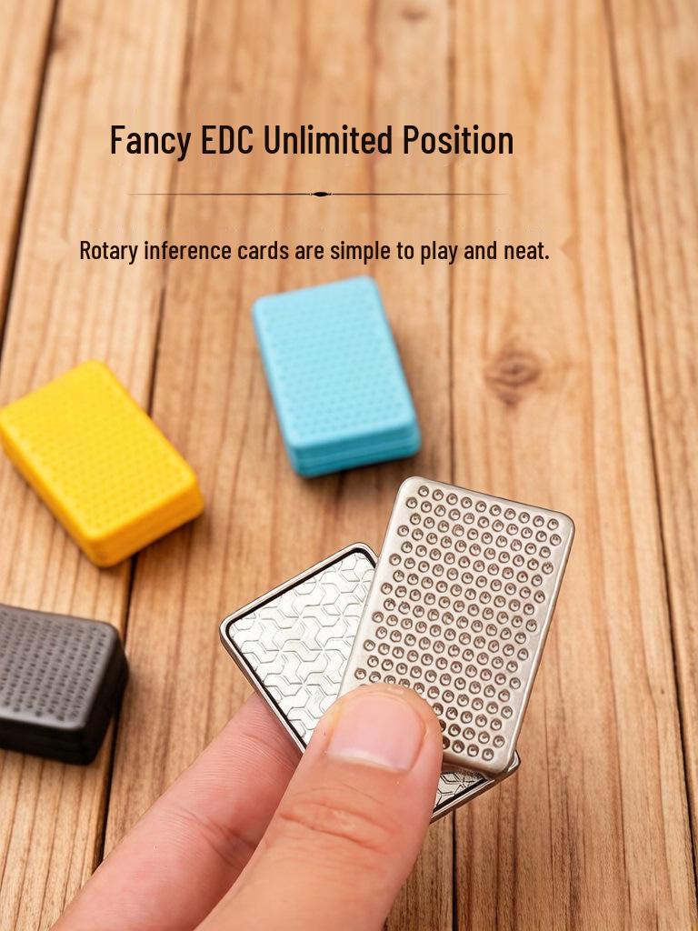Бесконечная камертонная магнитная карта-перевертыш EDC Игрушка для снятия стресса