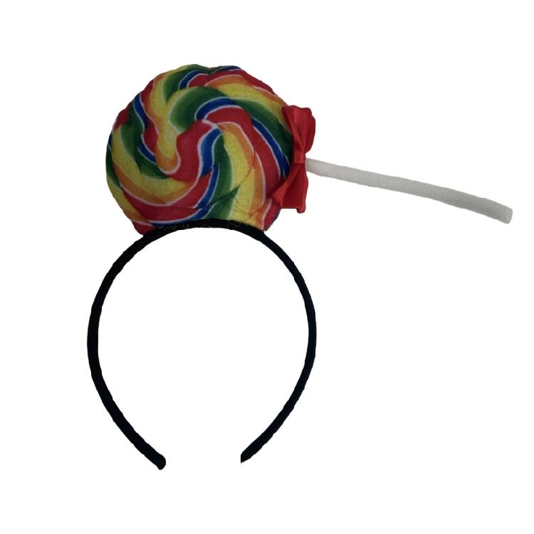Festival Theme Headwear With Lollipop Decors Carnivals Party Hairband Hair Styling Decoration For Adult And Children