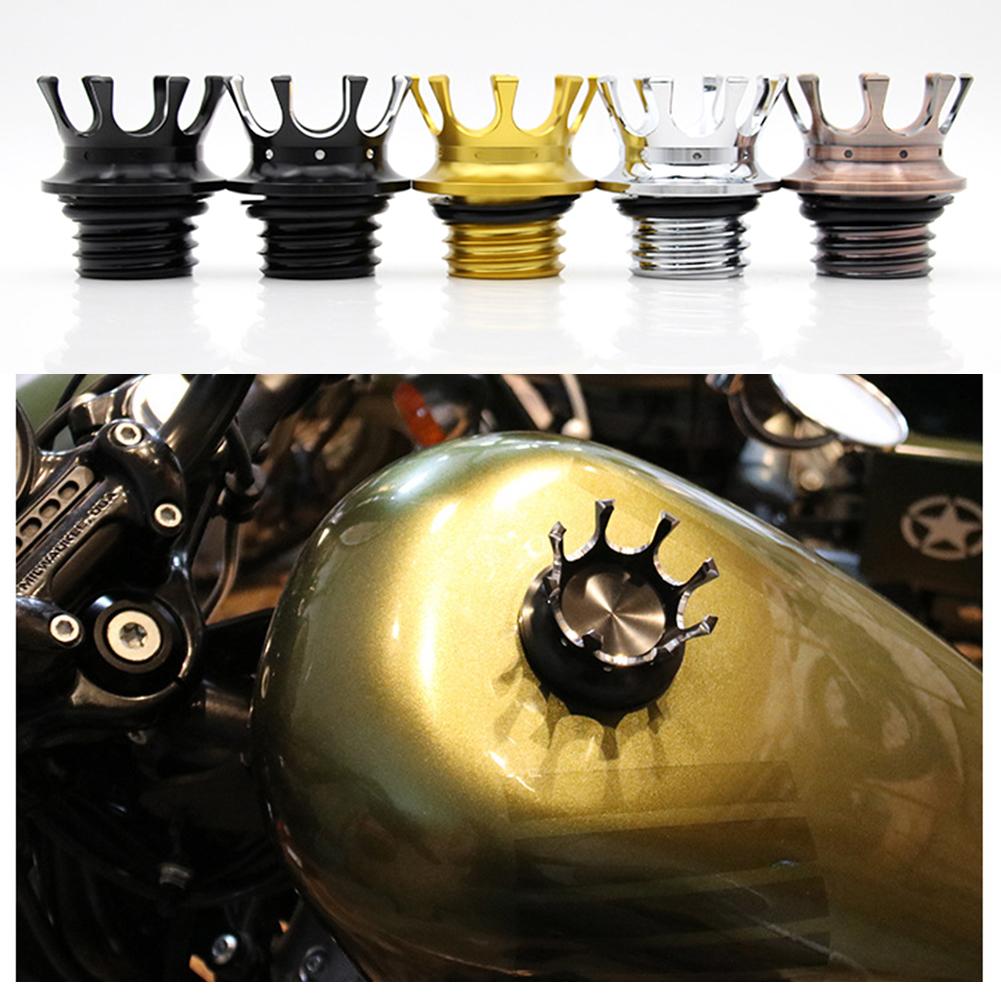 Крышка топливного бака мотоцикла Crown Style с вентиляцией, правая резьба, масляная крышка для Harley Sportster XL 883 1200 48 Softail Dana