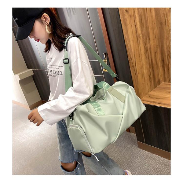 Весенняя новая сумка для хранения и тренировок с разделением на сухую и влажную одежду, большая вместимость, портативная сумка для багажа, сумка для занятий йогой и фитнесом для мужчин и женщин